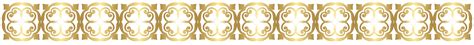 Golden Border Design PNG