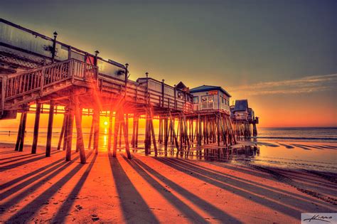 Beach Bars in HDR – Old Orchard Beach Pier, Maine | Beach Bar Bums