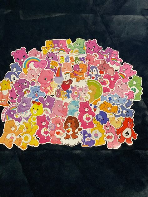 Care Bear Random 53 Piece Sticker Pack - Etsy | Etsy, Care bear ...