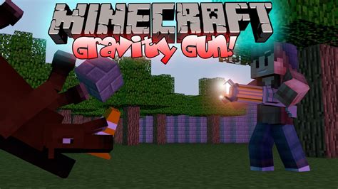 Minecraft Mod Showcase: GRAVITY GUNS! - YouTube