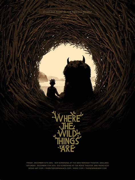 The Blot Says...: Where the Wild Things Are Movie Poster Screen Print ...