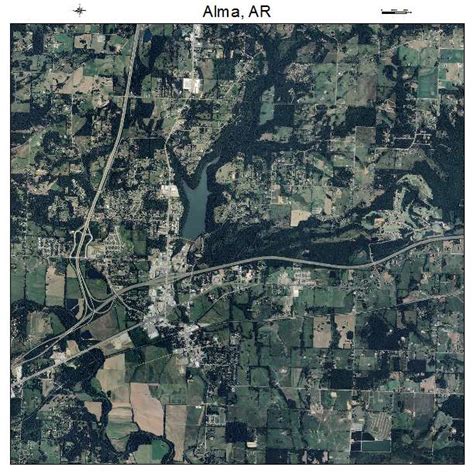 Aerial Photography Map of Alma, AR Arkansas