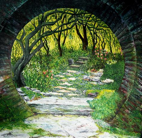 Enchanted Garden Painting by Kimberly Shinn - Fine Art America