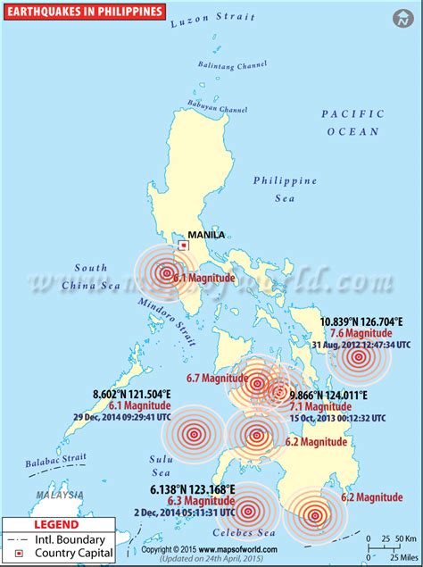 Earthquake Prone Areas In The Philippines