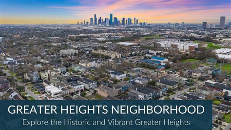 Greater Heights Houston Map, Neighborhood, Real Estate