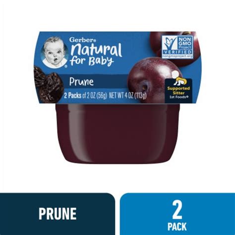 Gerber 1st Foods Baby Food Prune, 2ct/2oz - Fred Meyer