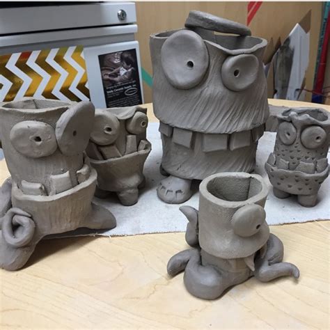 The smARTteacher Resource: Clay Monster Planters