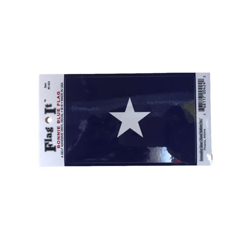 Bonnie Blue Flag Sticker (Small) – The Dixie Shop