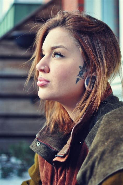 Face Tattoos Girl Tumblr