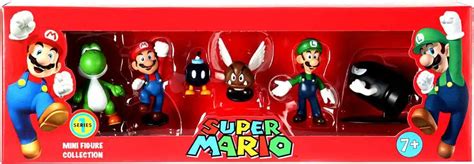 Super Mario Mini Figure Collection Series 1 Yoshi, Mario, Bob-omb ...