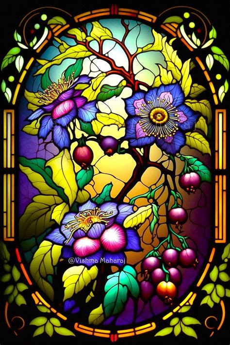 Stained Glass Window Film, Stained Glass Flowers, Stained Glass Designs ...