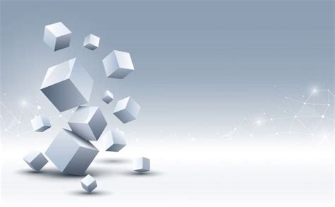 Premium Vector | Abstract 3d cubes background. science and technology background. abstract ...