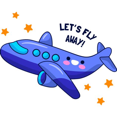 Airplane Stickers - Free transport Stickers