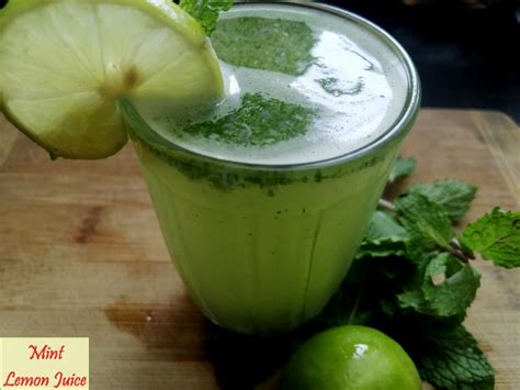 Refreshing Mint Lemon Juice or Summer Drinks - Yummy Ashas Kitchen