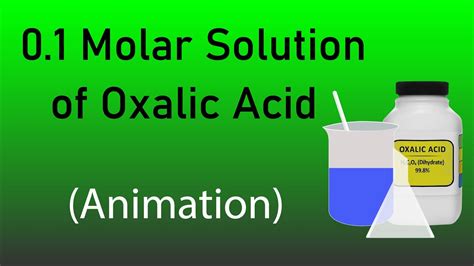 M/10 oxalic acid solution class 11 | oxalic acid solution for titration |oxalic acid preparation ...