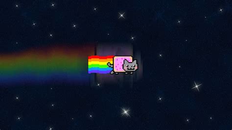 Fond d'écran : nuit, espace, ciel, atmosphère, astronomie, Nyan Cat ...