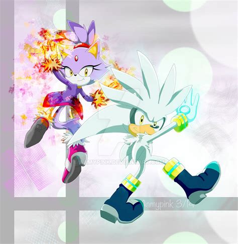 Silver and Blaze Cover by Aamypink on DeviantArt