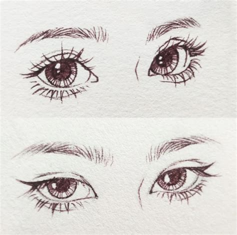 Drawing eyes