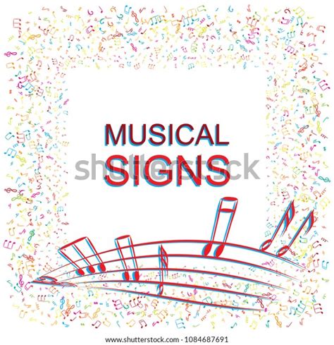 Hand Drawn Music Notes Vector Background Stock Vector (Royalty Free) 1084687691 | Shutterstock