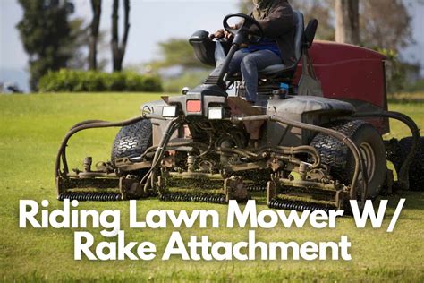 Riding Lawn Mower Rake Attachment | Heavy Machinery World