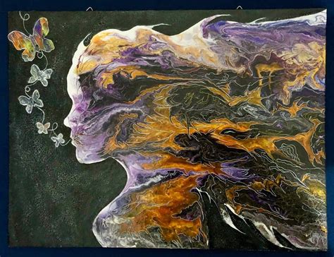 Wow love this. Controlled in the uncontolled. Acrylic Pouring ...