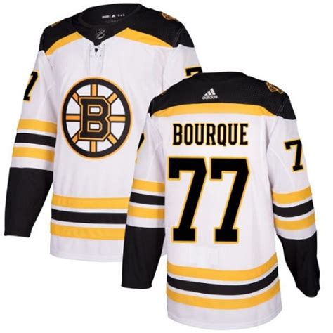 Authentic Adidas Youth Ray Bourque Boston Bruins Away Jersey - White