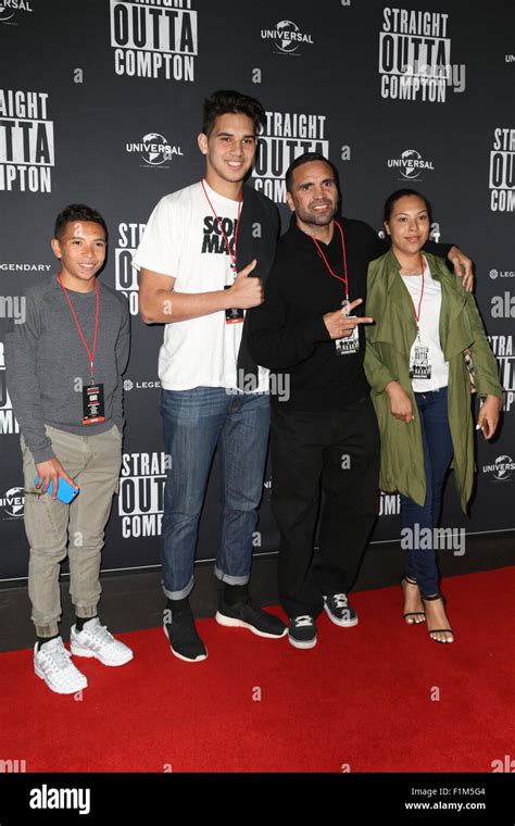 Sydney, Australia. 1 September 2015. Boxer Anthony Mundine and family ...