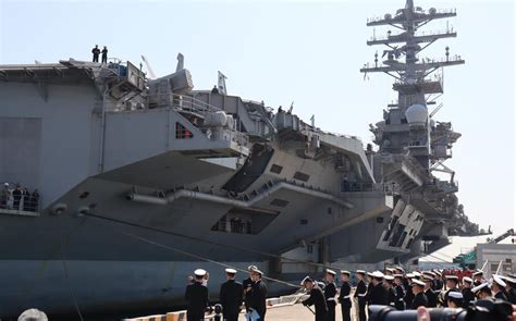 ‘We’re not going anywhere’: USS Nimitz arrives for naval drills in South Korea | Stars and Stripes