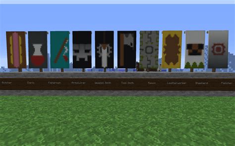 Awesome Banner Designs for a Thriving Villager Marketplace! : r/Minecraft