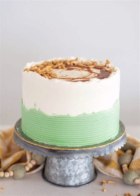 Apple Almond Caramel Cake with Almond White Chocolate Buttercream - Cake by Courtney