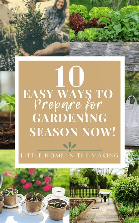 10 Easy Ways to Prepare for Gardening Season Now