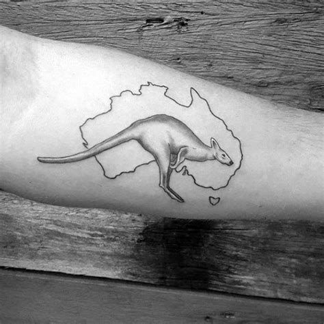 50 Kangaroo Tattoo Designs for Men