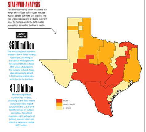 Texas Deer Population Map