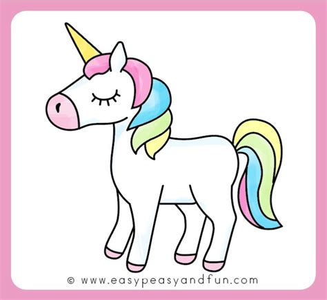 Comment dessiner une licorne | Méthode Facile | LiLicorne | Unicorn drawing, Easy drawings for ...