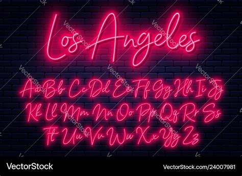 Neon Glow Effect Script Alphabet Png Clip Art Letters Font Etsy | My ...