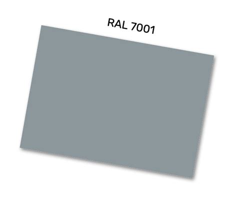 RAL 7001 Silver grey (RAL Classic) | RALcolorchart.com