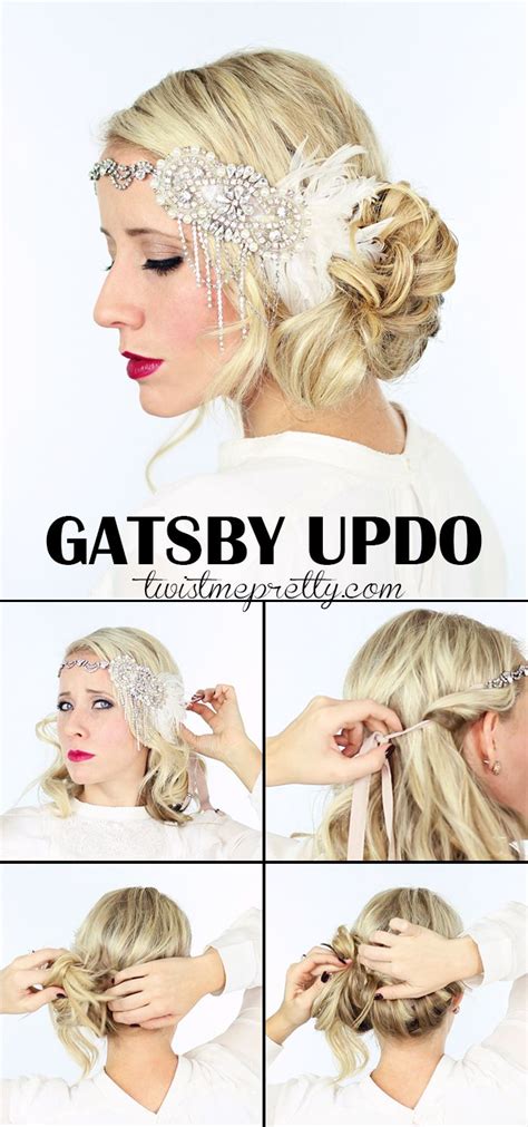 2 gorgeous GATSBY hairstyles for Halloween... or a wedding - Twist Me Pretty | Vintage wedding ...