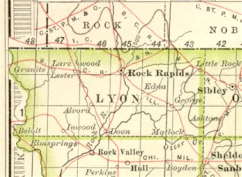 1897 Century Atlas of the State of Iowa