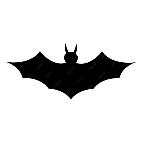 Premium Vector | Halloween bat vector illustration isolated on white. halloween bat vector.