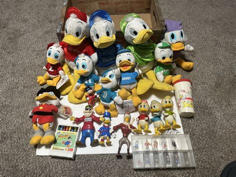 Disney Vintage Huey Dewey & Louie Plush & Collectibles Scrooge ...