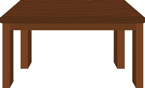 Free vector wood table top on isolated background Tables furniture of ...