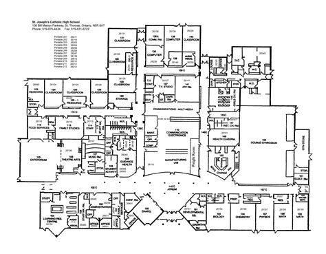 Simple School Floor Plan