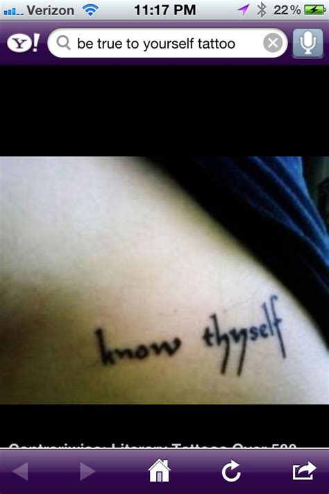 Know thyself tattoo | Tattoos, Tattoo quotes, Tattoo inspiration