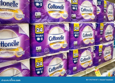 Cottonelle toilet paper editorial photography. Image of defecate - 175774147