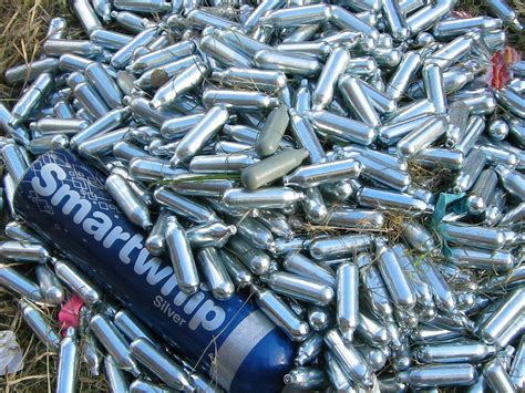 Laughing gas cannisters at music festivals - litter, waste and environmental damage | DJC Design