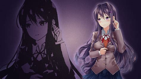 Made another Yuri wallpaper with a friend. : r/DDLC