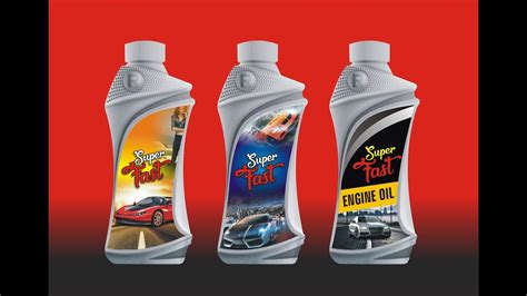 Realistic Engine Oil Bottle Design | Coreldraw Tutorial - YouTube