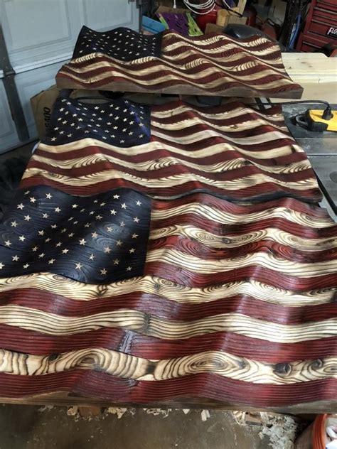 Waving Wood American Flag | Etsy | American flag wood, Wooden american flag, Wood flag