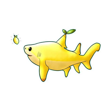 Cute Lemon Shark Pun | Shark puns, Cute shark, Shark drawing