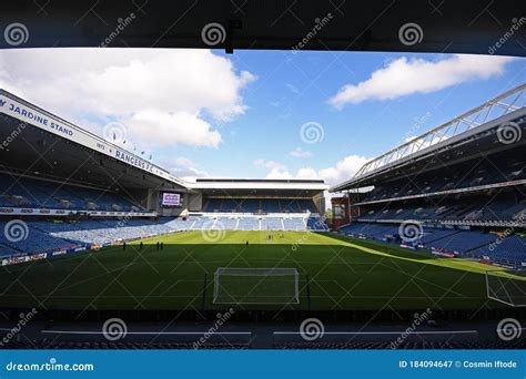 Ibrox Park, Stadium of Glasgow Rangers Editorial Photography - Image of ...